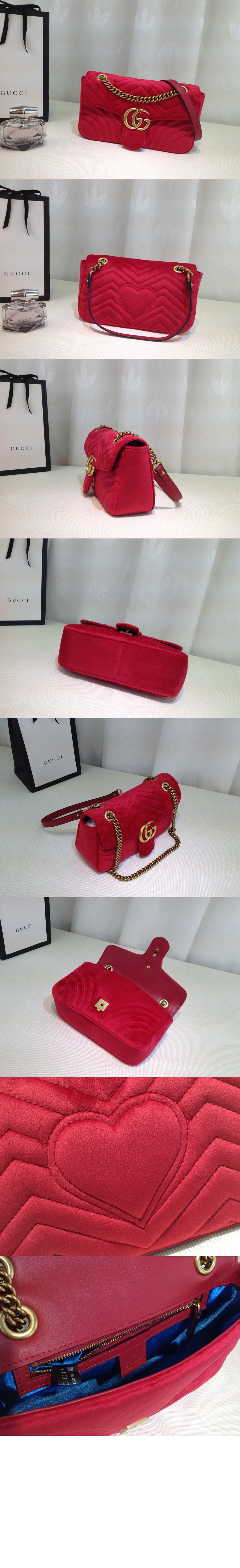 미러급레플리카사이트 | 명품레플리카 전문 쇼핑몰  | 퍼스트원 - GG 마몽 스몰 숄더백 443497 > 구찌