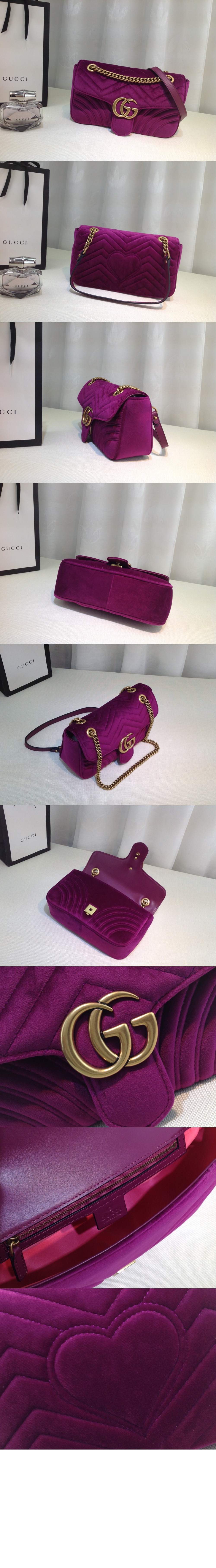 미러급레플리카사이트 | 명품레플리카 전문 쇼핑몰  | 퍼스트원 - GG 마몽 스몰 숄더백 443497 > 구찌