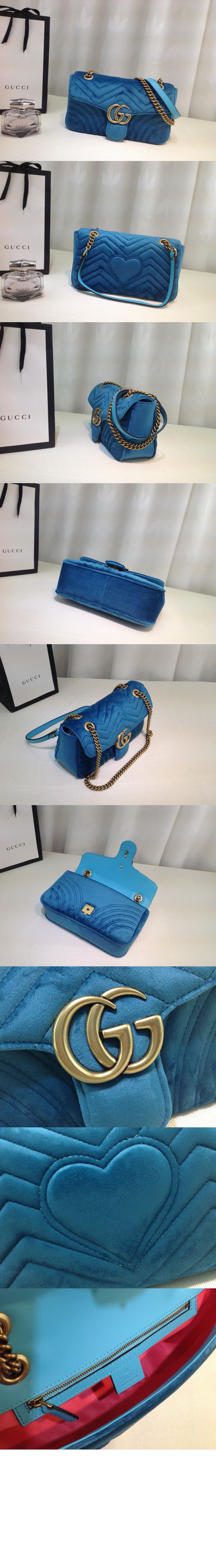 미러급레플리카사이트 | 명품레플리카 전문 쇼핑몰  | 퍼스트원 - GG 마몽 스몰 숄더백 443497 > 구찌