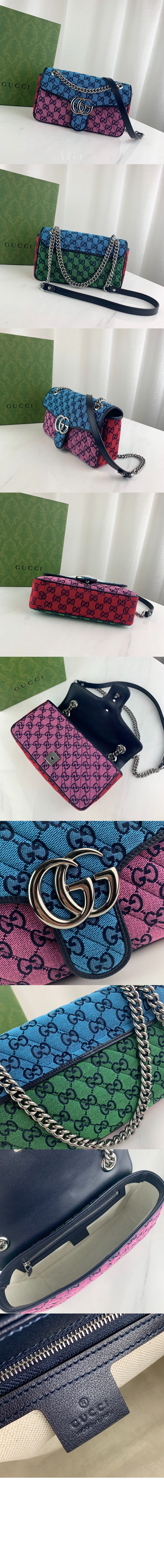 미러급레플리카사이트 | 명품레플리카 전문 쇼핑몰  | 퍼스트원 - GG 마몽 스몰 숄더백 443497 > 구찌
