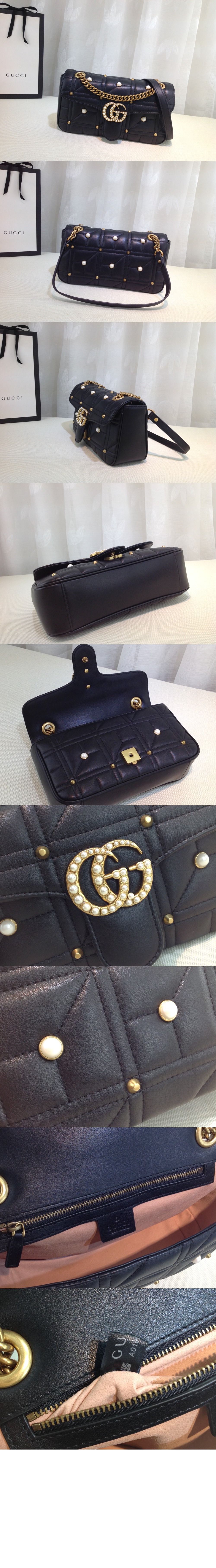 미러급레플리카사이트 | 명품레플리카 전문 쇼핑몰  | 퍼스트원 - GG 마몽 스몰 숄더백 443497 > 구찌