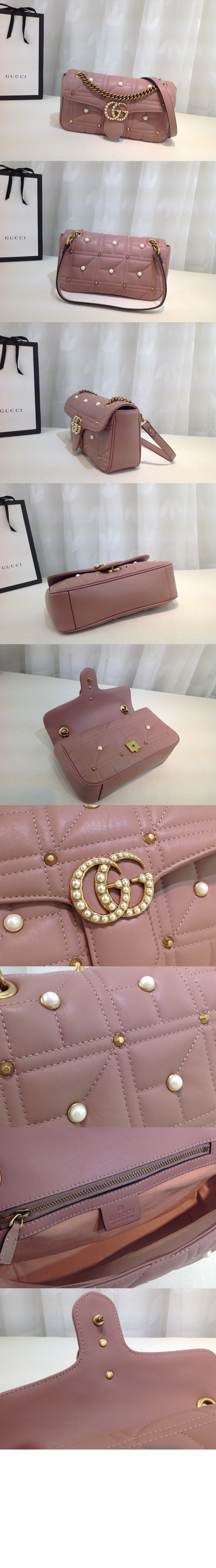 미러급레플리카사이트 | 명품레플리카 전문 쇼핑몰  | 퍼스트원 - GG 마몽 스몰 숄더백 443497 > 구찌