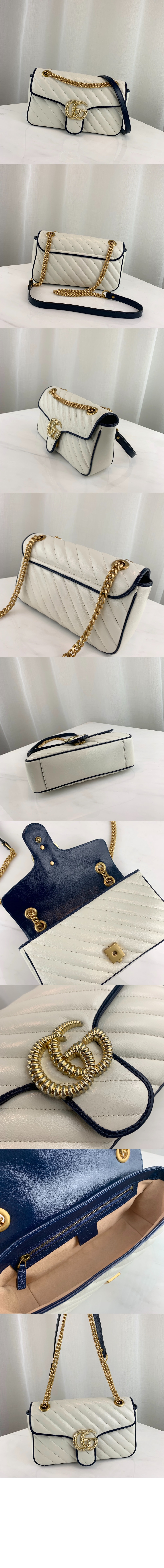 미러급레플리카사이트 | 명품레플리카 전문 쇼핑몰  | 퍼스트원 - GG 마몽 스몰 숄더백 443497 > 구찌