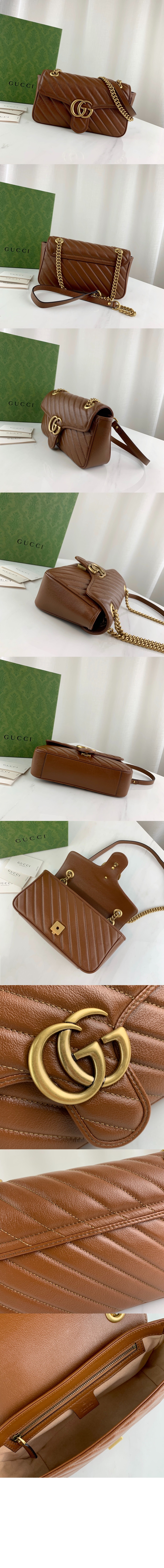 미러급레플리카사이트 | 명품레플리카 전문 쇼핑몰  | 퍼스트원 - GG 마몽 스몰 숄더백 443497 > 구찌