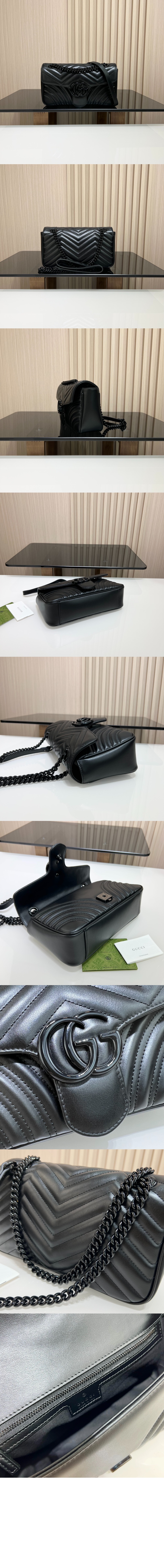 미러급레플리카사이트 | 명품레플리카 전문 쇼핑몰  | 퍼스트원 - GG 마몽 스몰 숄더백 443497 > 구찌