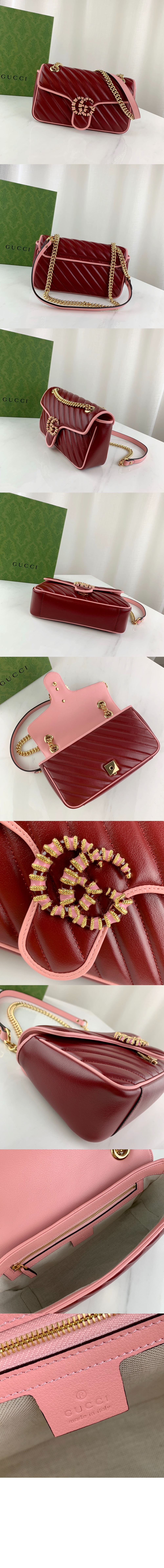 미러급레플리카사이트 | 명품레플리카 전문 쇼핑몰  | 퍼스트원 - GG 마몽 스몰 숄더백 443497 > 구찌