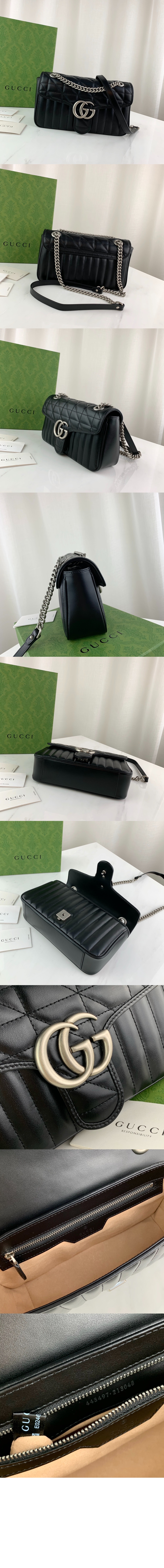 미러급레플리카사이트 | 명품레플리카 전문 쇼핑몰  | 퍼스트원 - GG 마몽 스몰 숄더백 443497 > 구찌