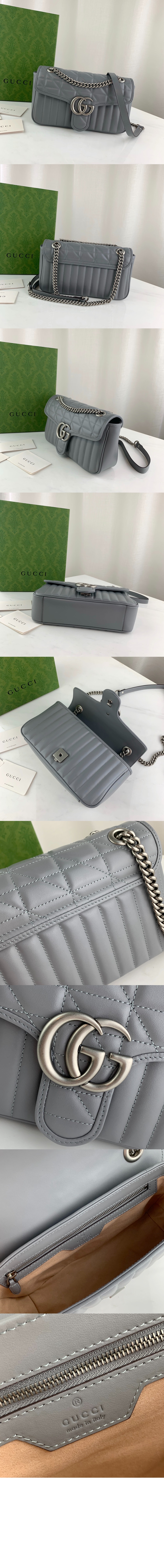 미러급레플리카사이트 | 명품레플리카 전문 쇼핑몰  | 퍼스트원 - GG 마몽 스몰 숄더백 443497 > 구찌