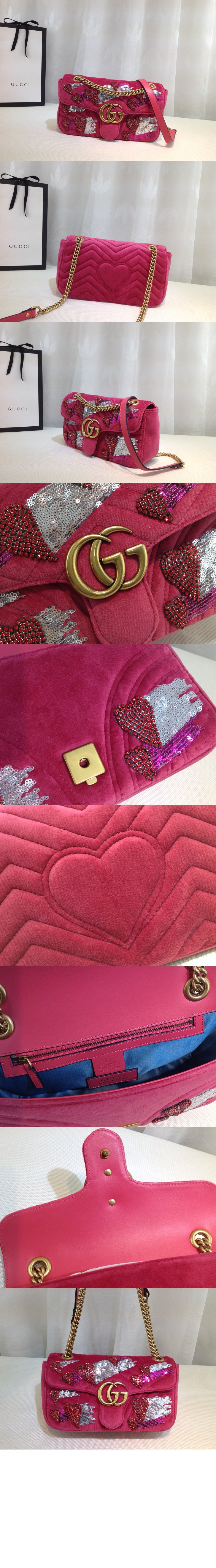 미러급레플리카사이트 | 명품레플리카 전문 쇼핑몰  | 퍼스트원 - GG 마몽 스몰 숄더백 443497 > 구찌