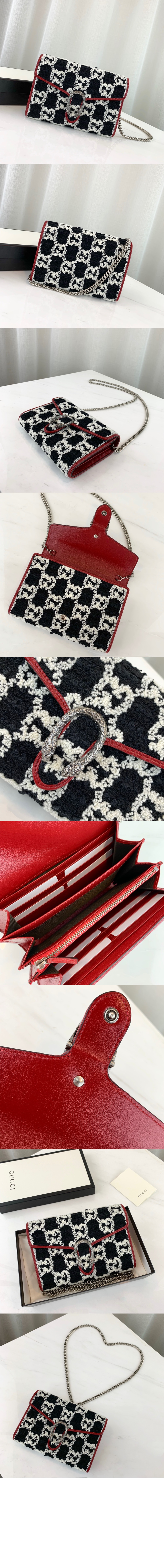 미러급레플리카사이트 | 명품레플리카 전문 쇼핑몰  | 퍼스트원 - 미니 트위드 체인백 401231 > 구찌