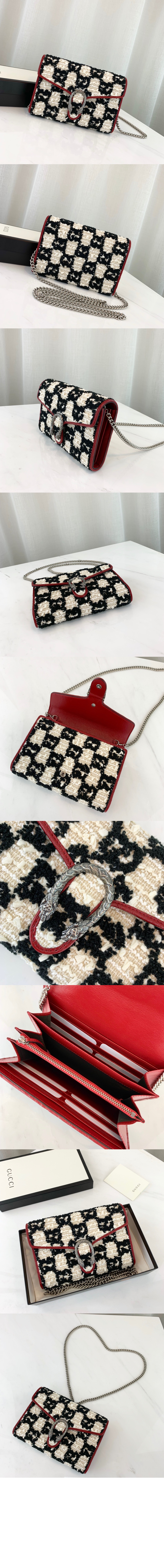 미러급레플리카사이트 | 명품레플리카 전문 쇼핑몰  | 퍼스트원 - 미니 트위드 체인백 401231 > 구찌