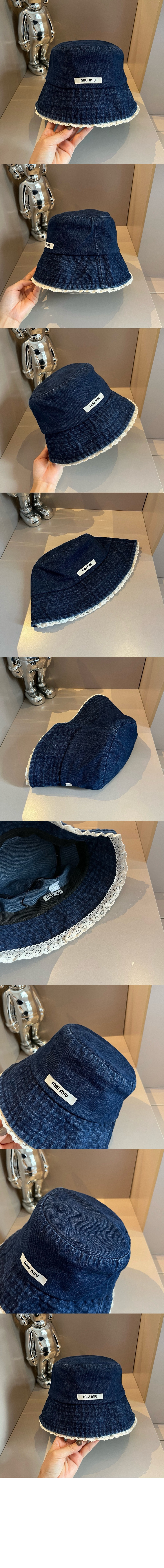 미러급레플리카사이트 | 명품레플리카 전문 쇼핑몰  | 퍼스트원 - 데님 로고 버킷햇 5HC154 > 미우미우