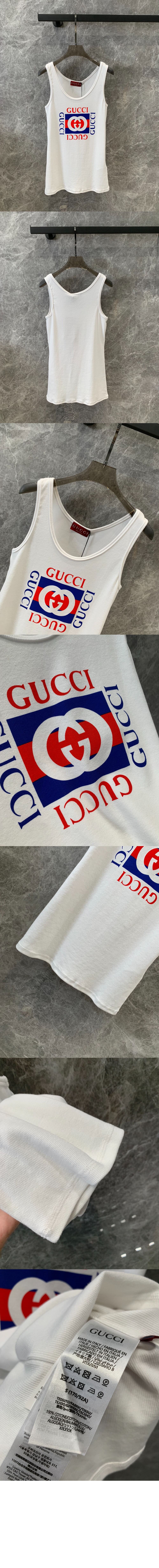 미러급레플리카사이트 | 명품레플리카 전문 쇼핑몰  | 퍼스트원 - 로고 프린트 반팔 > 구찌