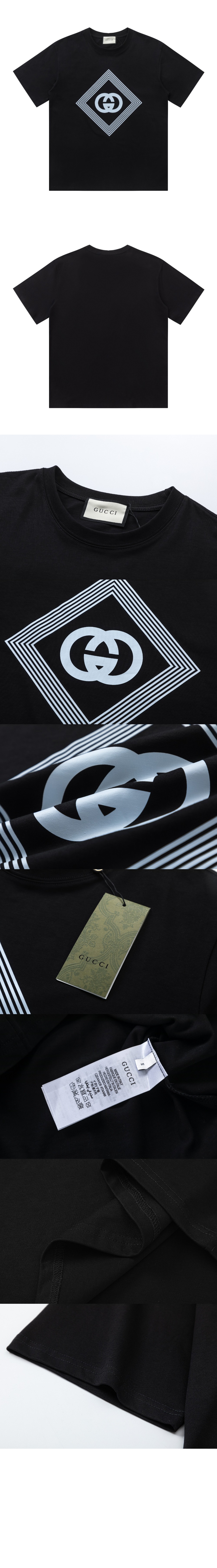 미러급레플리카사이트 | 명품레플리카 전문 쇼핑몰  | 퍼스트원 - 로고 프린트 반팔 > 구찌