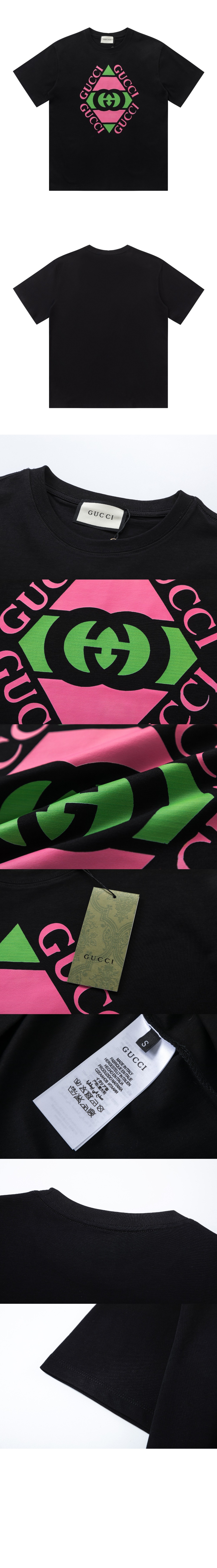 미러급레플리카사이트 | 명품레플리카 전문 쇼핑몰  | 퍼스트원 - 로고 프린트 반팔 > 구찌