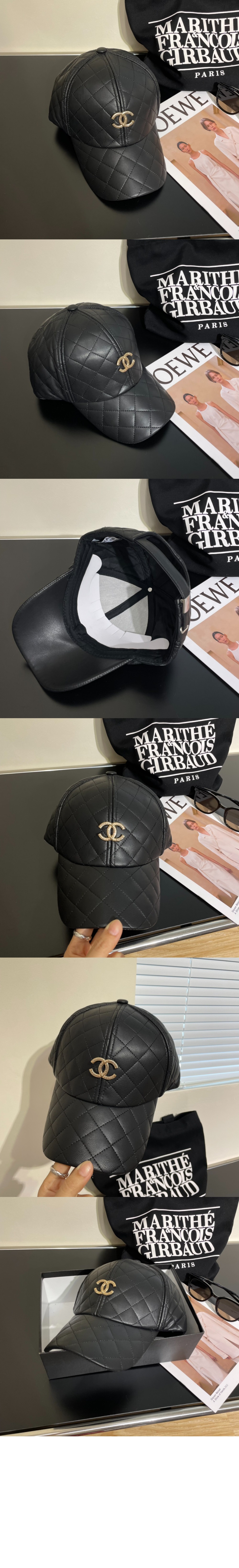 미러급레플리카사이트 | 명품레플리카 전문 쇼핑몰  | 퍼스트원 - 가죽 베이스볼 캡 AA89371 > 샤넬