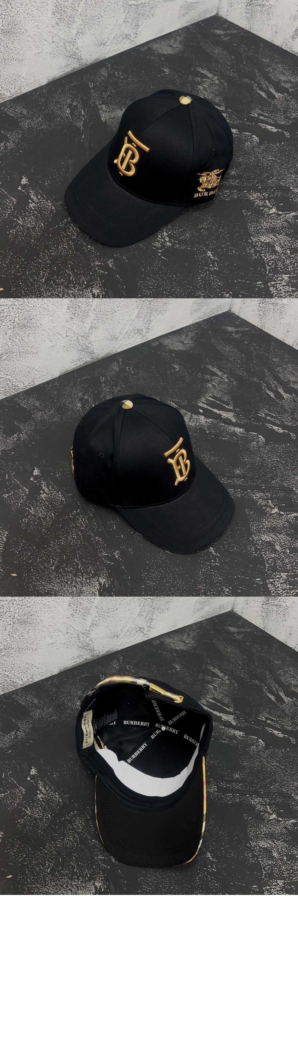 미러급레플리카사이트 | 명품레플리카 전문 쇼핑몰  | 퍼스트원 - 자수 로고 베이스볼 캡 43753233 > 버버리