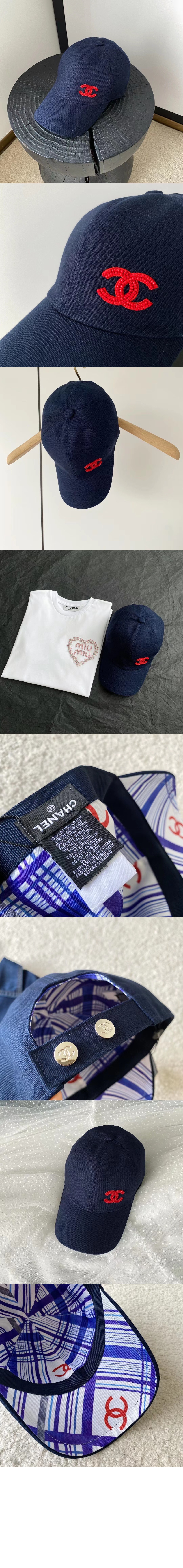 미러급레플리카사이트 | 명품레플리카 전문 쇼핑몰  | 퍼스트원 - 로고 베이스볼 캡 AA8955 > 샤넬