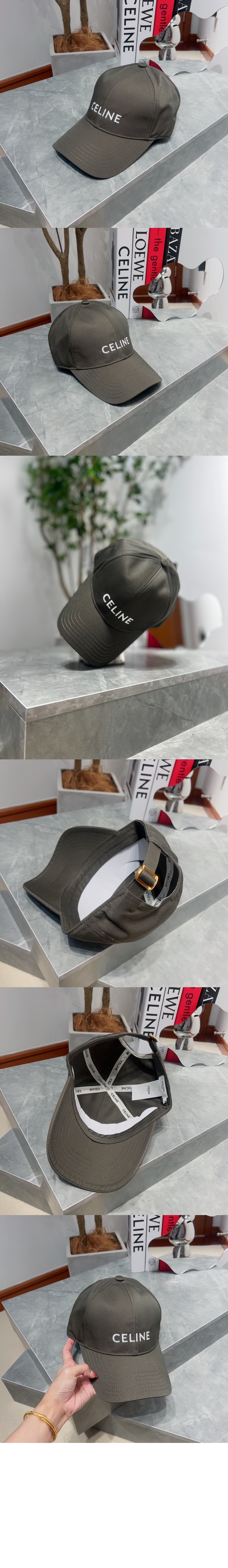 미러급레플리카사이트 | 명품레플리카 전문 쇼핑몰  | 퍼스트원 - 드릴 코튼 베이스볼 캡 2AUA12 > 셀린느