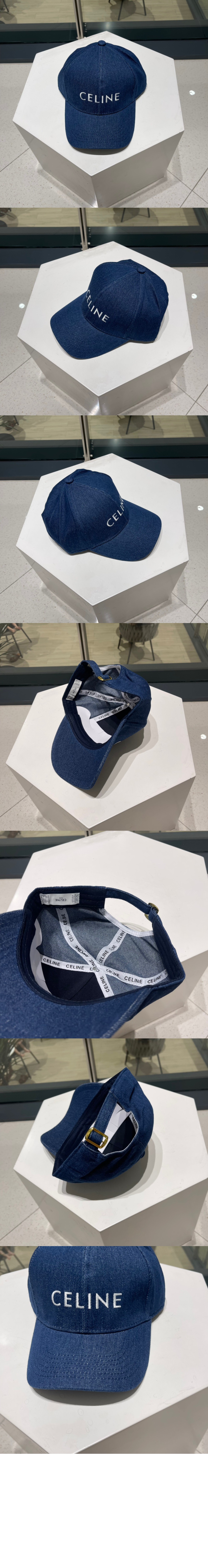 미러급레플리카사이트 | 명품레플리카 전문 쇼핑몰  | 퍼스트원 - 드릴 코튼 베이스볼 캡 2AUA12 > 셀린느