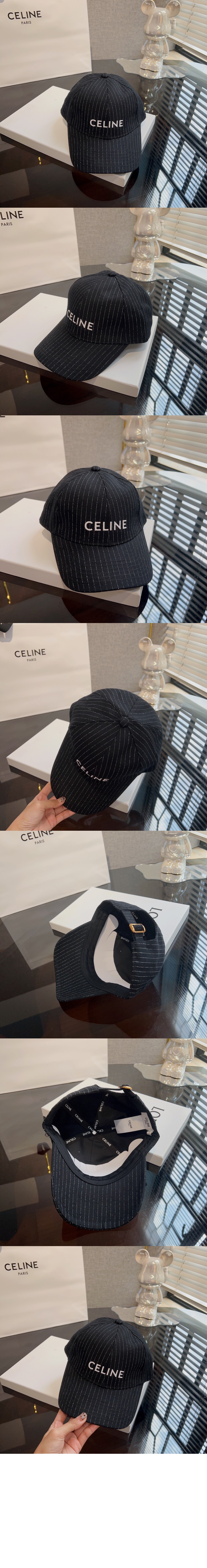 미러급레플리카사이트 | 명품레플리카 전문 쇼핑몰  | 퍼스트원 - 스트라이프 플란넬 베이스볼 캡 2AUS94 > 셀린느