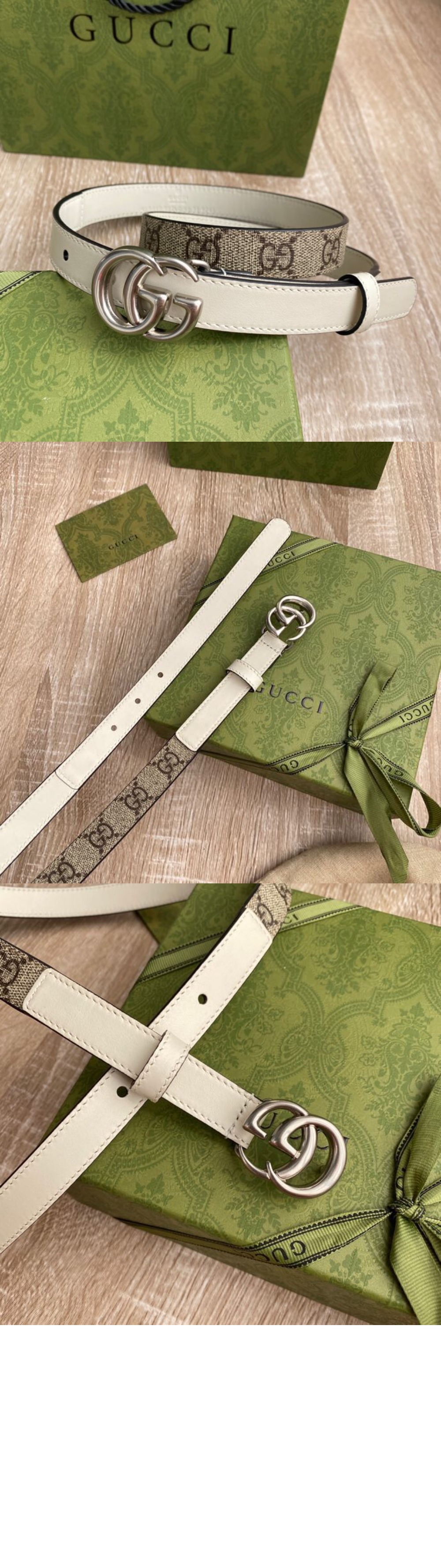 미러급레플리카사이트 | 명품레플리카 전문 쇼핑몰  | 퍼스트원 - 더블 G 버클 슬림 벨트 409417 > 구찌