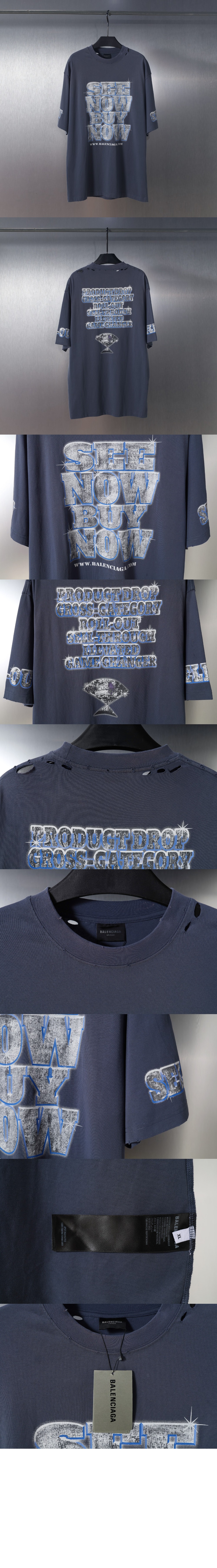 미러급레플리카사이트 | 명품레플리카 전문 쇼핑몰  | 퍼스트원 - 로고 프린트 반팔 > 발렌시아가