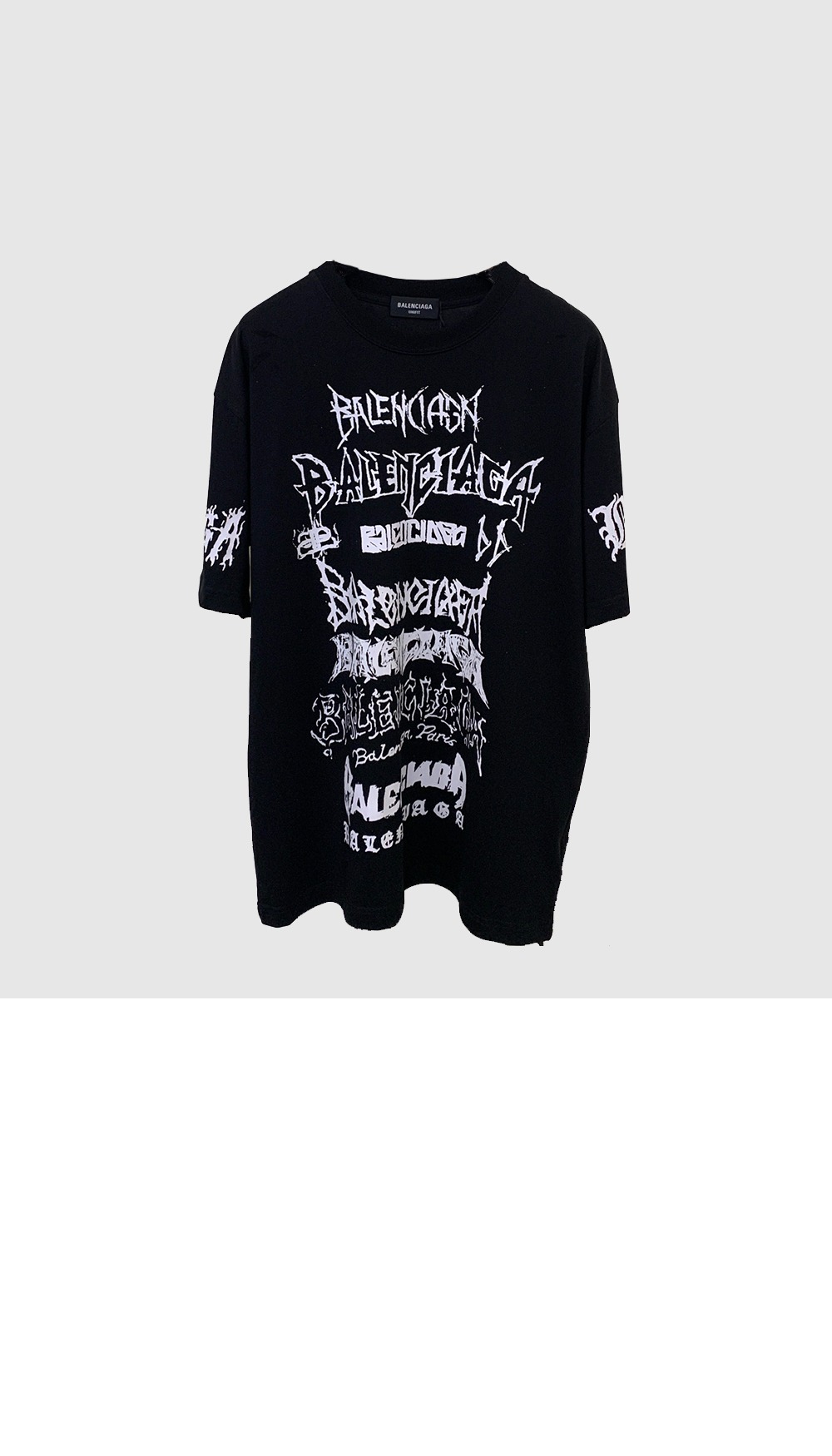 미러급레플리카사이트 | 명품레플리카 전문 쇼핑몰  | 퍼스트원 - 로고 프린트 반팔 > 발렌시아가