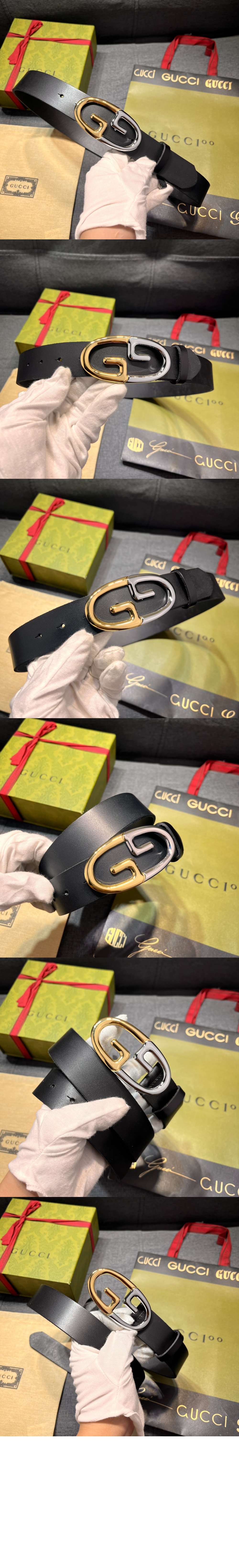 미러급레플리카사이트 | 명품레플리카 전문 쇼핑몰  | 퍼스트원 - 투톤 메탈 벨트 758614 > 구찌