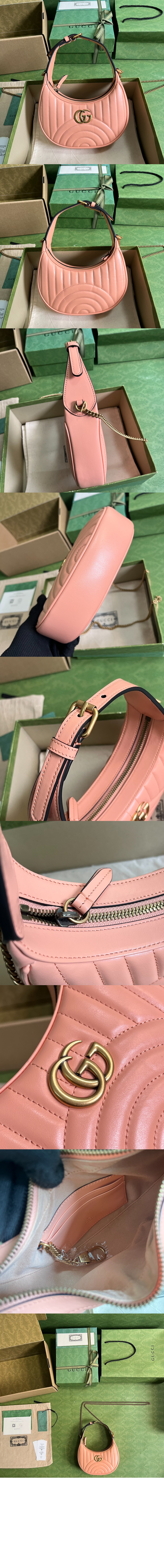 미러급레플리카사이트 | 명품레플리카 전문 쇼핑몰  | 퍼스트원 - 마몽 하프문 쉐입 미니백 699514 > 구찌