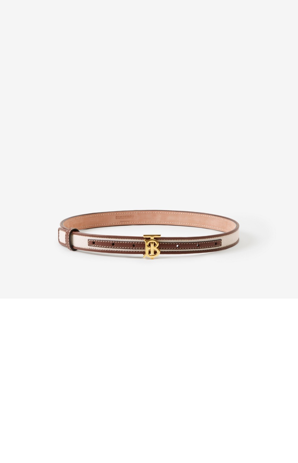 미러급레플리카사이트 | 명품레플리카 전문 쇼핑몰  | 퍼스트원 - 캔버스 레더 TB 벨트 80442671 > 버버리