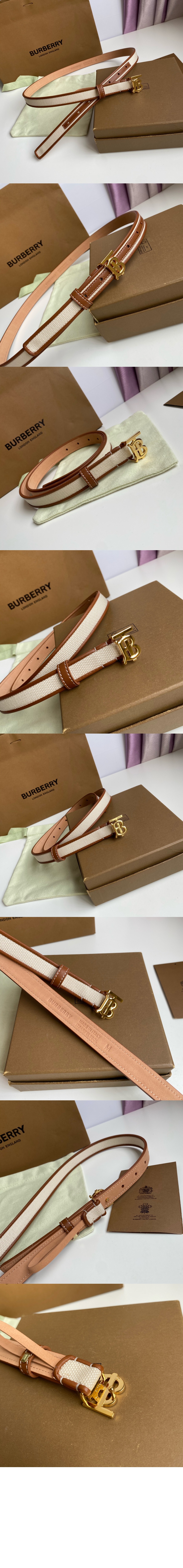 미러급레플리카사이트 | 명품레플리카 전문 쇼핑몰  | 퍼스트원 - 캔버스 레더 TB 벨트 80442671 > 버버리