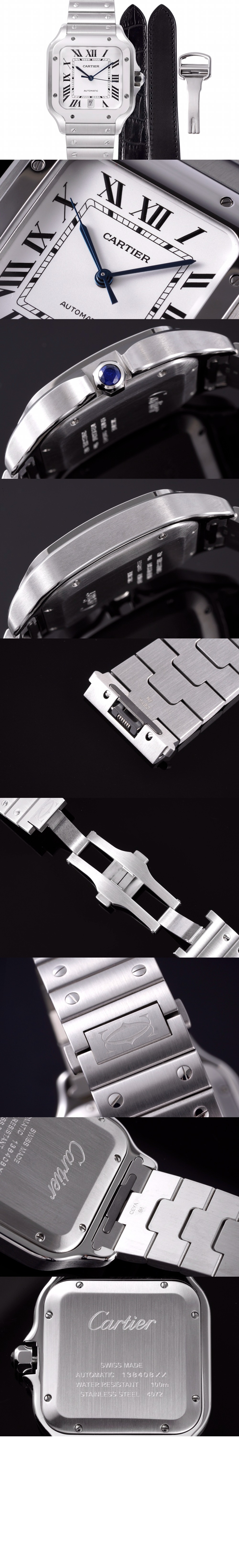 미러급레플리카사이트 | 명품레플리카 전문 쇼핑몰  | 퍼스트원 - 산토스 드 까르띠에 39.8 WSSA0018 > 까르띠에