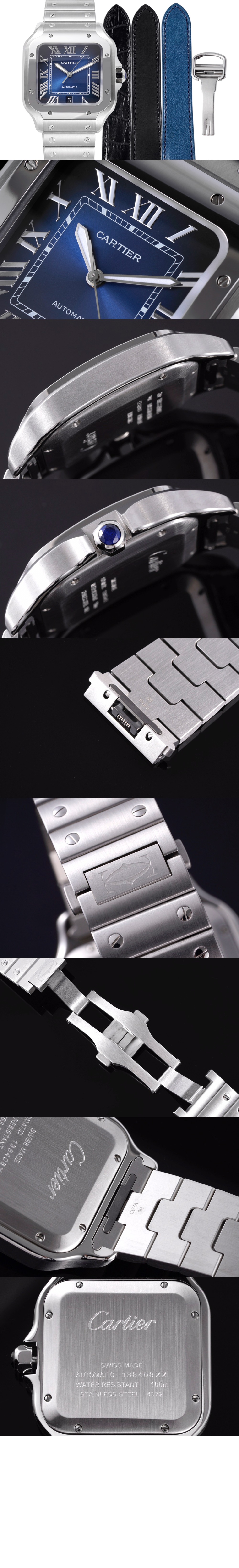 미러급레플리카사이트 | 명품레플리카 전문 쇼핑몰  | 퍼스트원 - 산토스 드 까르띠에 39.8 WSSA0030 > 까르띠에