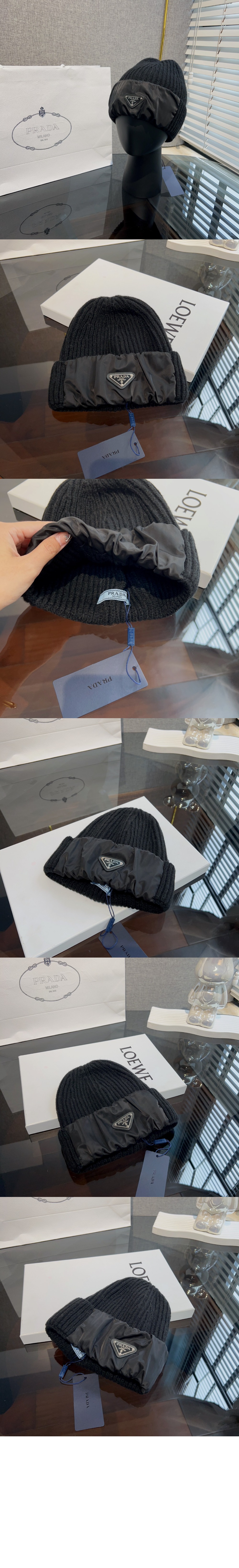 미러급레플리카사이트 | 명품레플리카 전문 쇼핑몰  | 퍼스트원 - 리나일론 개버딘 및 울 비니 UMD446 > 프라다