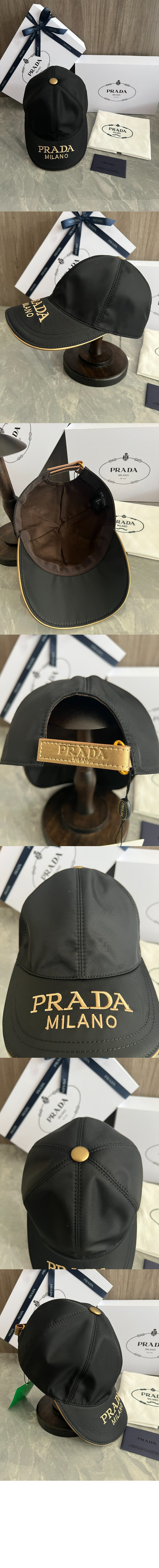 미러급레플리카사이트 | 명품레플리카 전문 쇼핑몰  | 퍼스트원 - 자수 로고 베이스볼 캡 1HC232 > 프라다