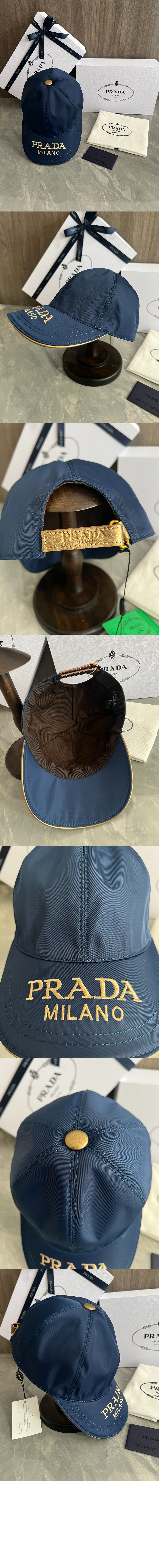 미러급레플리카사이트 | 명품레플리카 전문 쇼핑몰  | 퍼스트원 - 자수 로고 베이스볼 캡 1HC232 > 프라다