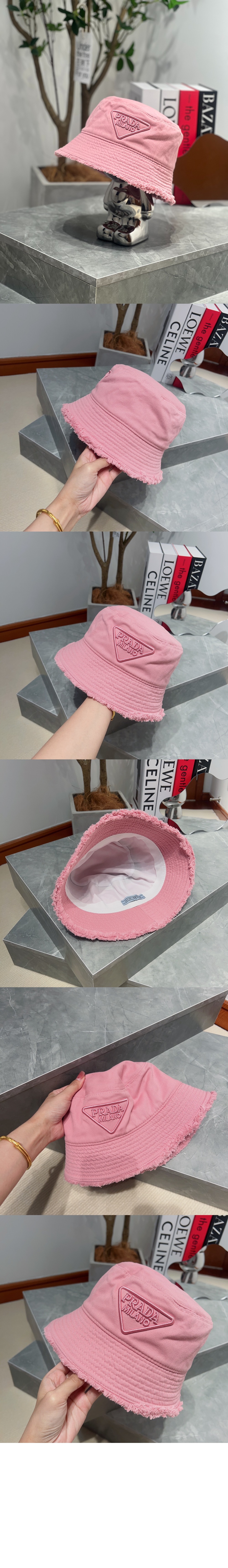 미러급레플리카사이트 | 명품레플리카 전문 쇼핑몰  | 퍼스트원 - 드릴 버킷햇 1HC137 > 프라다