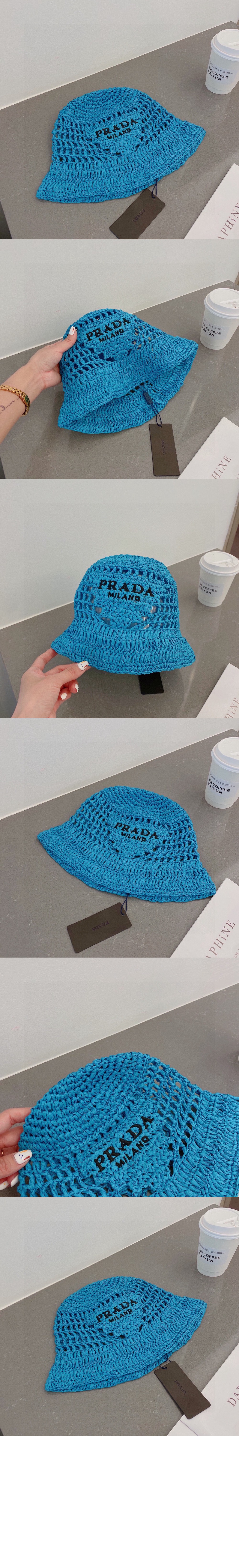 미러급레플리카사이트 | 명품레플리카 전문 쇼핑몰  | 퍼스트원 - 우븐 패브릭 버킷햇 1HC137 > 프라다