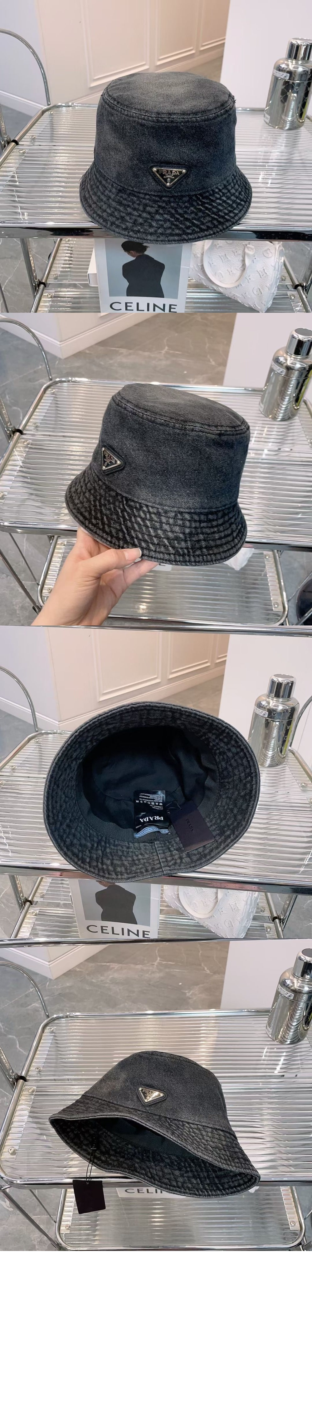 미러급레플리카사이트 | 명품레플리카 전문 쇼핑몰  | 퍼스트원 - 데님 버킷햇 1HC137 > 프라다