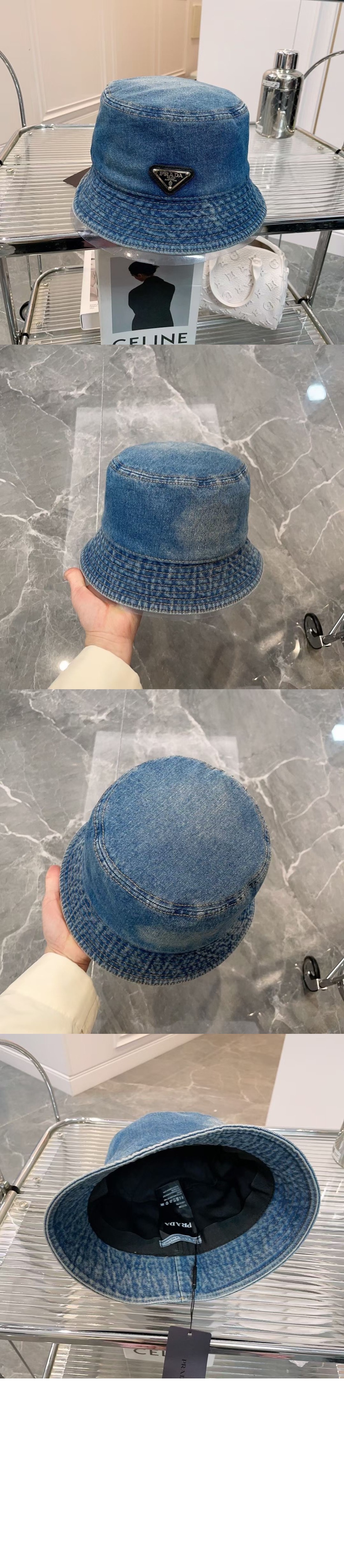 미러급레플리카사이트 | 명품레플리카 전문 쇼핑몰  | 퍼스트원 - 데님 버킷햇 1HC137 > 프라다