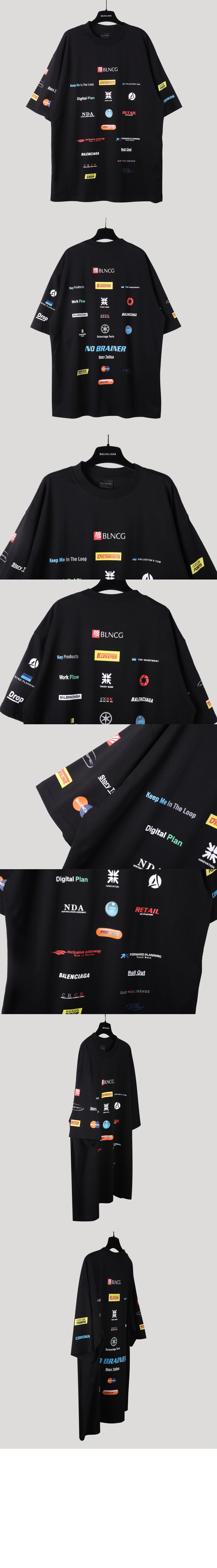 미러급레플리카사이트 | 명품레플리카 전문 쇼핑몰  | 퍼스트원 - 로고 프린트 반팔 > 발렌시아가