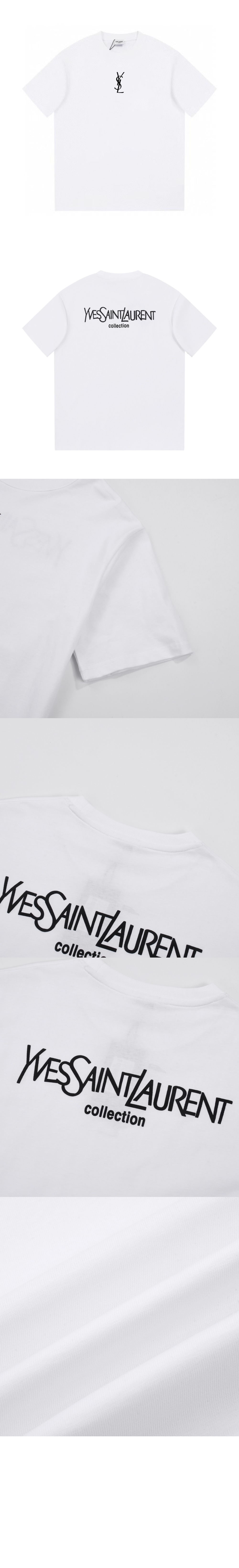 미러급레플리카사이트 | 명품레플리카 전문 쇼핑몰  | 퍼스트원 - 로고 프린트 반팔 > 생로랑