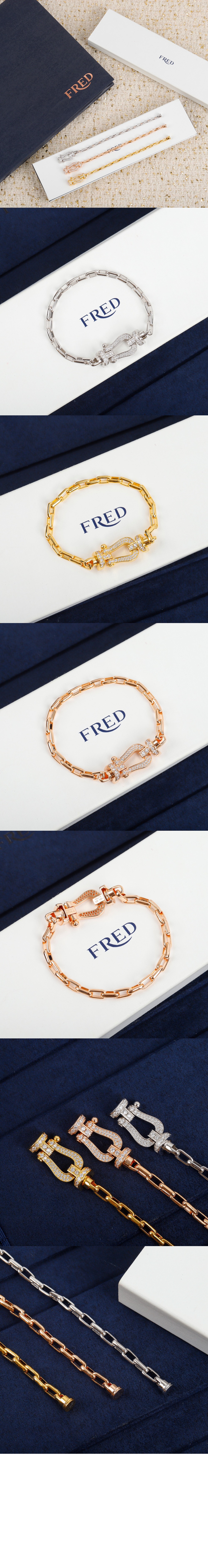 미러급레플리카사이트 | 명품레플리카 전문 쇼핑몰  | 퍼스트원 - 18K 링크 브레이슬릿 6B1108 > 프레드