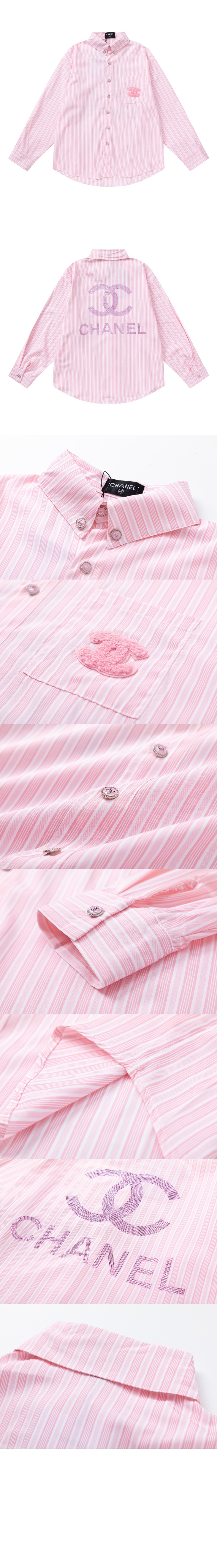 미러급레플리카사이트 | 명품레플리카 전문 쇼핑몰  | 퍼스트원 - 로고 도트 셔츠 > 샤넬