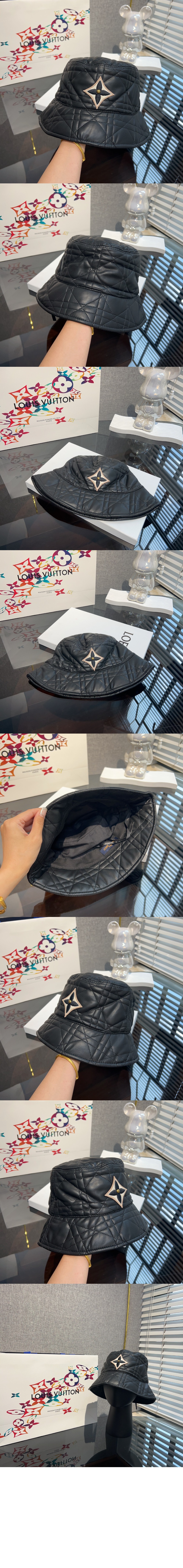 미러급레플리카사이트 | 명품레플리카 전문 쇼핑몰  | 퍼스트원 - 가죽 체크 버킷햇 M43017 > 루이비통