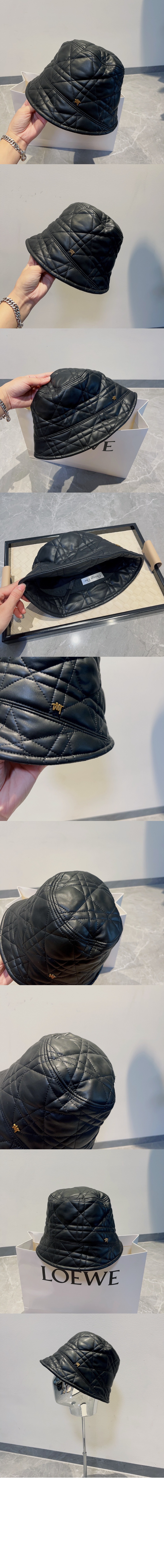 미러급레플리카사이트 | 명품레플리카 전문 쇼핑몰  | 퍼스트원 - 가죽 체크 버킷햇 3U1PD > 디올