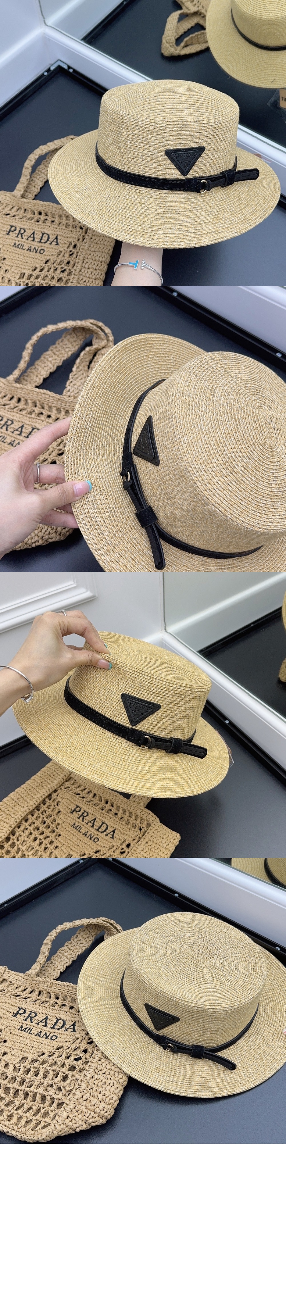 미러급레플리카사이트 | 명품레플리카 전문 쇼핑몰  | 퍼스트원 - 밀짚모자 선캡 1HC255 > 프라다