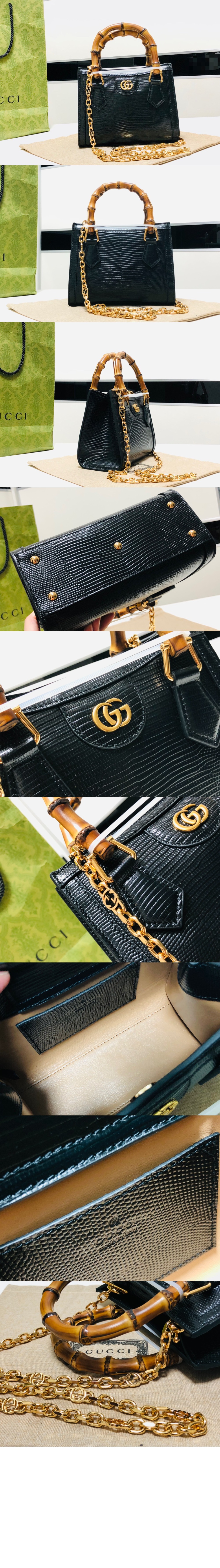 미러급레플리카사이트 | 명품레플리카 전문 쇼핑몰  | 퍼스트원 - 리자드 다이애나 미니 토트백 675800 > 구찌