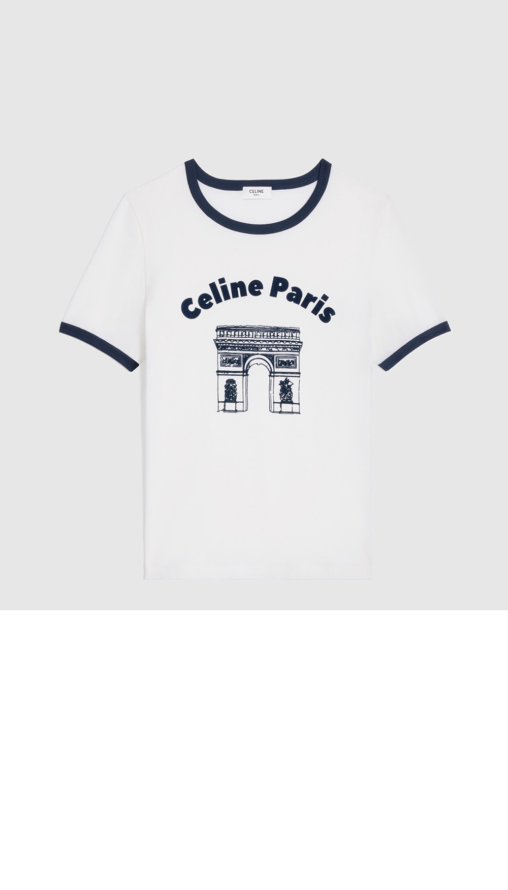 미러급레플리카사이트 | 명품레플리카 전문 쇼핑몰  | 퍼스트원 - 로고 프린트 반팔 > 셀린느